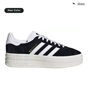 Adidas Black Sneakers with White Accents